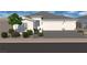 Charming single story home featuring a three car garage, modern design and beautiful landscaping at 6945 Unicorn Street, Las Vegas, NV 89131