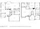 House floorplans of the first and second floors at 6971 Cedar Basin Ave, Las Vegas, NV 89142