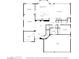Floor plan showing first floor layout of the home, including kitchen, living room, and office at 6971 Cedar Basin Ave, Las Vegas, NV 89142