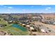 Overhead view of community near golf course, showcasing the building's layout and surrounding landscape at 728 Hardy Way # E, Mesquite, NV 89027