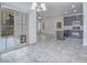 Kitchen and dining area with stainless steel appliances at 7753 Petite Pillar Ct, Las Vegas, NV 89149