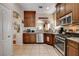 Well-equipped kitchen with stainless steel appliances, granite countertops, and ample storage space at 805 Palmero Way, Boulder City, NV 89005