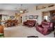Open-concept living and dining area, perfect for entertaining and comfortable living at 805 Palmero Way, Boulder City, NV 89005