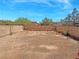 Large, private backyard awaiting your personal touch and landscaping ideas at 9034 Grenache St, Las Vegas, NV 89148