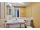 Well-lit bathroom featuring a single sink and neutral color palette at 9348 Buckhaven Dr, Las Vegas, NV 89117