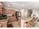 Spacious kitchen featuring stainless steel appliances and granite countertops at 9690 Langden Brook St, Las Vegas, NV 89178