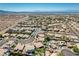 Expansive aerial view of a residential neighborhood with single-Gathering homes and desert landscaping, under a clear blue sky at 983 Cutter St, Henderson, NV 89011