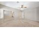 Bedroom featuring carpet floors, ceiling fan, and a closet at 983 Cutter St, Henderson, NV 89011