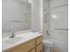 Bathroom featuring a sink, vanity, and a shower-tub combination at 2315 Sun Cliffs St, Las Vegas, NV 89134