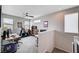 Upstairs room featuring two work spaces, lots of natural light, and a ceiling fan at 2651 Deep Canyon St, Henderson, NV 89044