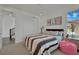 Bedroom with a view of stairs, and cozy decor at 362 Port Reggio St, Las Vegas, NV 89138