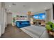 Bright living room features modern furnishings, natural light, and access to outdoor living at 362 Port Reggio St, Las Vegas, NV 89138