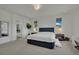Main bedroom with ensuite bathroom featuring a soaking tub and large windows at 362 Port Reggio St, Las Vegas, NV 89138