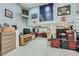 Very big garage with space for multiple cars, boat, and equipment at 4075 E Oquendo Rd, Las Vegas, NV 89120