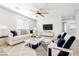 Modern living room with stylish decor, plush seating, and ample natural light at 4519 Stardusk Falls Ave, North Las Vegas, NV 89084