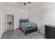 Bedroom with modern bed and ample natural light at 60 N Fogg St, Las Vegas, NV 89110