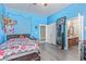 Bright bedroom with an attached bathroom and walk-in closet at 60 N Fogg St, Las Vegas, NV 89110