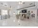 Bright living space with fireplace, adjacent dining area and bedroom view, perfect for comfortable living at 60 N Fogg St, Las Vegas, NV 89110