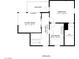 Upper Level floor plan showing the layout of the house including room dimensions and areas at 7030 Schirlls St, Las Vegas, NV 89118
