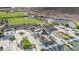 Aerial view showcasing a park with playground, covered picnic areas and walking paths at 708 Kibbey St, Las Vegas, NV 89178