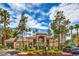 Elegant community clubhouse with manicured landscaping, offering a welcoming space for residents at 75 N Valle Verde Dr # 211, Henderson, NV 89074