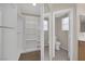 Organized walk-in closet, plus separate toilet room, enhances the functionality and storage in the home at 7544 Coral River Dr, Las Vegas, NV 89131