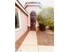 Home featuring a front entrance and courtyard with decorative security gate at 8616 Willow Cabin St, Las Vegas, NV 89131