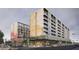 Modern building with street view of pedestrian traffic at 924 S First St # 306C, Las Vegas, NV 89101