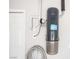 Installed VacuFlo central vacuum system on wall for easy cleaning near door at 9807 Panther Hollow St, Las Vegas, NV 89141
