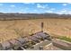 Aerial view of a community surrounded by desert at 10431 Seelos St, Las Vegas, NV 89178