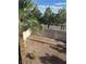 Gravel backyard featuring a concrete block wall and palm tree adding privacy and shade at 1511 Balsam Mist Ave, Las Vegas, NV 89183