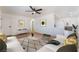 Spacious living room showcases a modern design, hardwood floors, and plenty of natural light at 2481 San Marcos St, Las Vegas, NV 89115