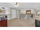 Bright and airy loft featuring a desk and railing overlooking the stairs at 2555 Antique Blossom Ave, Henderson, NV 89052