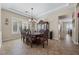 Formal dining room featuring an exquisite hutch and natural light at 2577 Luberon Dr, Henderson, NV 89044