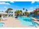 Inviting community pool featuring ample lounge chairs for relaxation and enjoyment at 2643 Red Rock St # 201, Las Vegas, NV 89146