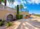 Relaxing pool area featuring water features and desert views at 30 Via Vasari # 103, Henderson, NV 89011