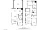 Detailed floor plan showcasing layout of the 2-story home, including living spaces, bedrooms, bathrooms, and garage at 3531 Montepulciano Ln, Henderson, NV 89044