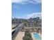 Features include community pool, tennis courts, and city views with High Roller and skyline at 3930 University Center Dr # 612, Las Vegas, NV 89119