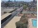 Features include community pool, tennis courts, and city views with High Roller and skyline at 3930 University Center Dr # 612, Las Vegas, NV 89119
