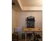 Cozy kitchen with stainless steel appliances and butcher block island at 3930 University Center Dr # 612, Las Vegas, NV 89119