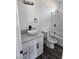 Bathroom featuring single vanity with stone countertops and a shower/tub combination at 4231 E Kellogg Rd, Pahrump, NV 89061