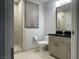 Modern bathroom featuring a shower with glass doors and vanity at 4525 Dean Martin Dr # 1507, Las Vegas, NV 89103