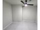 Neutral bedroom features a ceiling fan and tile floors at 4525 Dean Martin Dr # 1507, Las Vegas, NV 89103