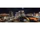 Panoramic night view of the Las Vegas skyline with bright lights and bustling streets at 4525 Dean Martin Dr # 1507, Las Vegas, NV 89103
