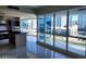 Modern kitchen with stainless steel appliances, sleek cabinets, and an island at 4525 Dean Martin Dr # 1507, Las Vegas, NV 89103