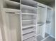 Large walk-in closet complete with shelving and closet rods at 4525 Dean Martin Dr # 1507, Las Vegas, NV 89103