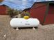 Large propane tank services property with mountain views, on a spacious lot at 70 Camp Bonanza Rd, Las Vegas, NV 89124