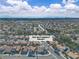 This aerial shows 765 Butternut Ct. nestled in a well-maintained community with easy access to city amenities at 765 Butternut Ct, Henderson, NV 89014