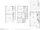 Detailed floor plan showcasing the layout of the home's multiple floors and room dimensions at 8042 Misty Canyon Ave, Las Vegas, NV 89113
