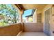 Private outdoor patio with room for seating to enjoy the weather at 8410 Eldora Ave # 2046, Las Vegas, NV 89117